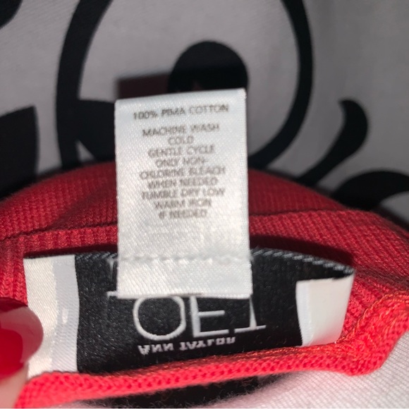 Ann Taylor LOFT Sz M 3/4 Sleeve V-neck Lightweight Pullover Knit Sweater Orange - Picture 5 of 6